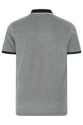 BadRhino Big & Tall Grey & Black Tipped Polo Shirt | BadRhino 6