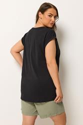 YOURS Plus Size Green Poplin Cargo Shorts | Yours Clothing 2