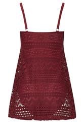LTS Tall Red Crochet Swimskirt | Long Tall Sally  6