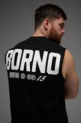 BDRNO Premium Big & Tall Black Printed Vest | BadRhino 3