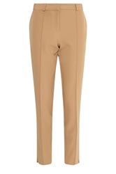 M&Co pantalones de sastre con jaretas en marrón natural