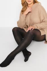 Black 80 Denier Firm Control Shaping Tights, Lingerie