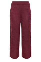 LIMITED COLLECTION Plus Size Red Rose Jacquard Trouser 5