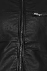 JACK & JONES Big & Tall Black Rocky Jacket | BadRhino 5