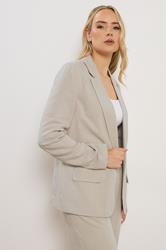 LTS Tall Women's Natural Brown Linen Blazer | Long Tall Sally 2