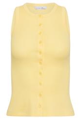 PixieGirl Petite 2 PACK Women's Chocolate Brown & Yellow Ribbed Cotton Vest Top | PixieGirl 10