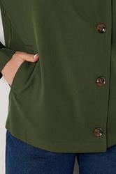 LTS Tall Women's Olive Green Utility Jacket | Long Tall Sally 6