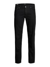 JACK & JONES Black Original Straight Leg Jeans | BadRhino 3