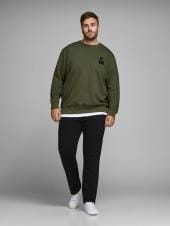 JACK & JONES Black Original Straight Leg Jeans | BadRhino 2