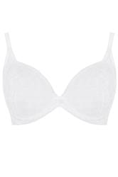 White Lace Plunge Bra | Yours Clothing