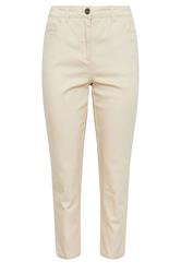 M&Co Cream Cropped Jeans