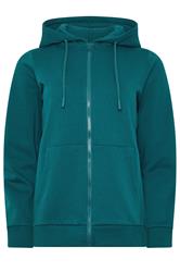 M&Co Teal Green Essential Zip Hoodie