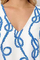 YOURS Plus Size White Swirl Cami Vest Top | Yours Clothing 4