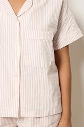 PixieGirl Petite Women's Pink Stripe Pyjama Set | PixieGirl 4