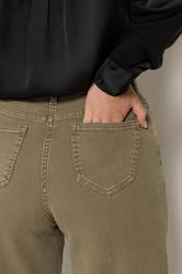LTS Tall Women's Mocha Brown Washed Wide Leg Jeans | Long Tall Sally 4