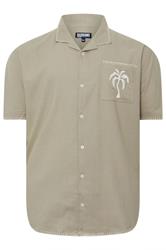 BadRhino Big & Tall Brown Heavyweight Embroidered Shirt | BadRhino  6