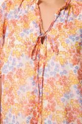 YOURS Plus Size White Floral Frill Neck Blouse | Yours Clothing 5