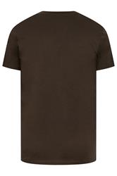 BadRhino Big & Tall Brown Extra Long 'Vintage Parts' Graphic T-Shirt | BadRhino 6
