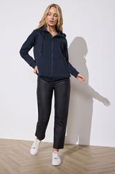 M&Co Navy Blue Essential Zip Hoodie | M&Co 1