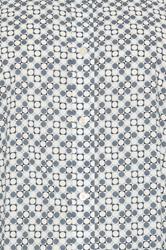 BEN SHERMAN Big & Tall Light Blue Geometric Print Shirt | BadRhino 5