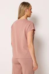 LTS Tall Women's Light Pink Button Knitted Cardigan | Long Tall Sally 2