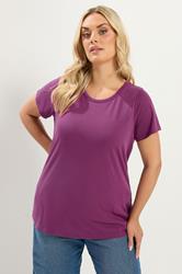 YOURSET 3 PACK Plus Size Purple & Blue Core T-Shirts | Yours Clothing 1