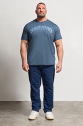 BadRhino Big & Tall 2 PACK Extra Long Blue & Green Worldwide T-Shirts | BadRhino 2