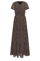 LTS Tall Women's Brown Leopard Print Maxi Dress | Long Tall Sally 5