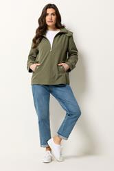M&Co Khaki Green Short Mac Coat | M&Co 1