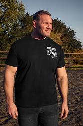 BadRhino Big & Tall Black 'Wild West' Graphic T-Shirt | BadRhino 1