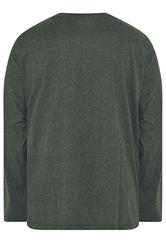 BadRhino Big & Tall Charcoal Grey Long Sleeve T-Shirt | BadRhino 6