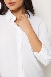 PixieGirl Petite Women's White Button Cotton Shirt | PixieGirl 4