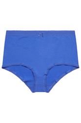 YOURSET 5 PACK Plus Size Blue Floral Butterfly Print Full Briefs | Yours Clothing 9