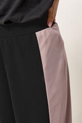 PixieGirl Petite Women's Black Side Panel Wide Leg Trousers | PixieGirl 4