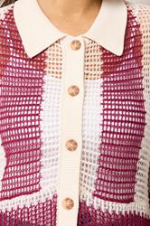 YOURS Plus Size Ivory White Crochet Shirt | Yours Clothing 4