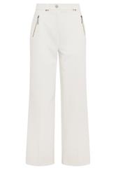 STAR White Tailored Wide Leg Trousers