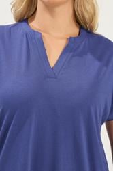YOURS Plus Size Orange Notch Neck T-Shirt | Yours Clothing 4