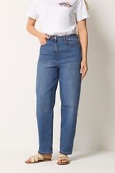 LTS Tall Women's Blue Barrel Leg Jeans | Long Tall Sally 2