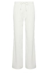 LTS Tall Women's Ivory White Side Stripe Wide Leg Trousers | Long Tall Sally 6