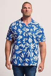 BadRhino Big & Tall Blue Coral Print Shirt | BadRhino 3