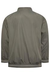 KAM Big & Tall Forest Green Lightweight Harrington Jacket | BadRhino 4