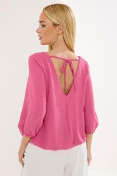 STAR Pink Bubble Hem Top | StarByJM 2