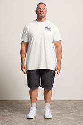 BadRhino Big &Tall White Extra Long 'Beer Happy' Tee | BadRhino 1