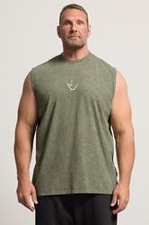 IronRhino Big & Tall Olive Green Old English Vest | BadRhino 3