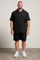 BadRhino Big & Tall Black Revere Jersey Shirt | BadRhino 1