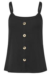 PixieGirl Petite Women's 2 PACK Black & White Button Down Cami Tops | PixieGirl 8