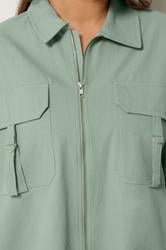 YOURS Plus Size Blue Utility Shacket | Yours Clothing 6