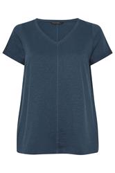 EVANS 2 Pack Plus Size Red & Navy Blue Cotton T-Shirts | Evans 8