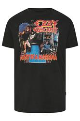 BadRhino Big & Tall Black Ozzy Osbourne Graphic Short Sleeve T-Shirt