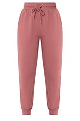 PixieGirl Petite Women's Dark Pink Cuffed Joggers | PixieGirl  5